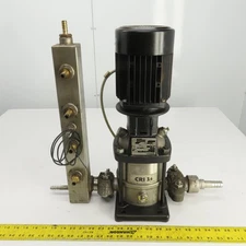 Grundfoss CRI1S-6APIEHQQE Vertical Centrifugal Pump W/Motor 0.37HP 220/480V