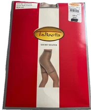 NIP Talbots High-Waist Short Shaper Sand Color Sz B Style 542 Lycra Soft Control