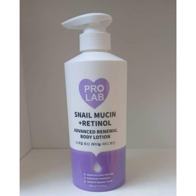 Pro Lab Snail Mucin + Retinol Advanced Renewal Body Lotion 500ml