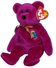 TY Beanie Baby - MILLENNIUM the Bear 8.5 inch - MWMTs Stuffed Animal Toy