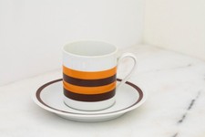 Spal Retro Coffee Cups and Saucers from Portugal Set of 5 Exceptionally Rare