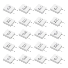 20 Pcs Ceramic Resistors, 5W 0.068 Ohm 5% Non-inductive Cement Ceramic Resistor