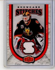 2006/07 FLEER FLAIR SHOWCASE STITCHES MIIKKA KIPRUSOFF #SS-MK