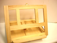 NEW Wooden Tabletop Easel with Storage Drawer   Portable Artist Box with Handle