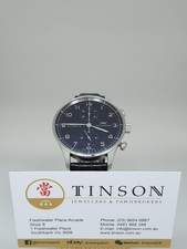 IWC Portugieser Chronograph 40.9mm Black Dial Watch Portuguese IW371447 7