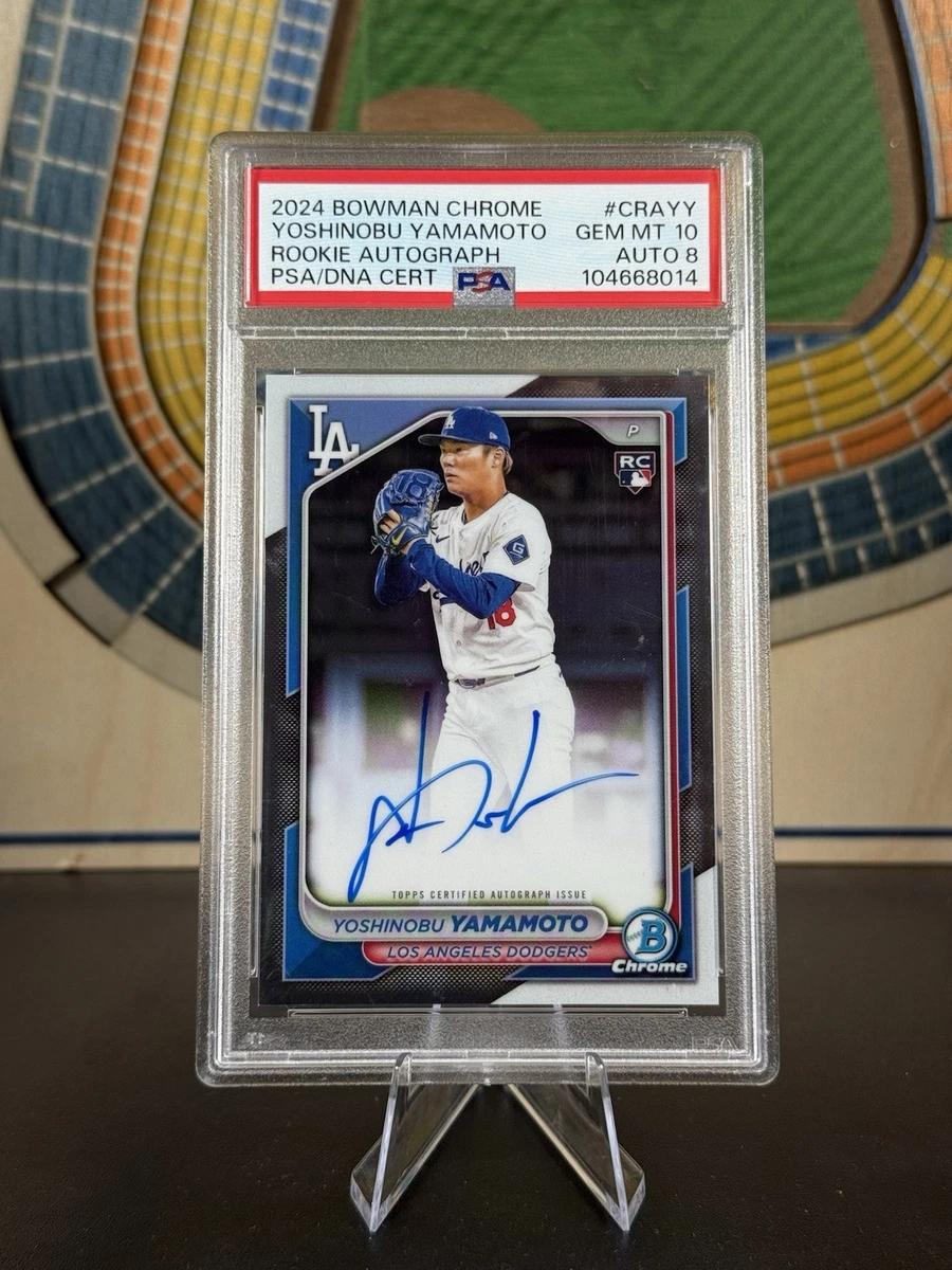 2024 Bowman Chrome - Yoshinobu Yamamoto #CRA-YY for sale | eBay