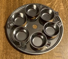 Lifetime Cookware Stainless Steel Egg Poacher Insert & 6 Egg Cup Set