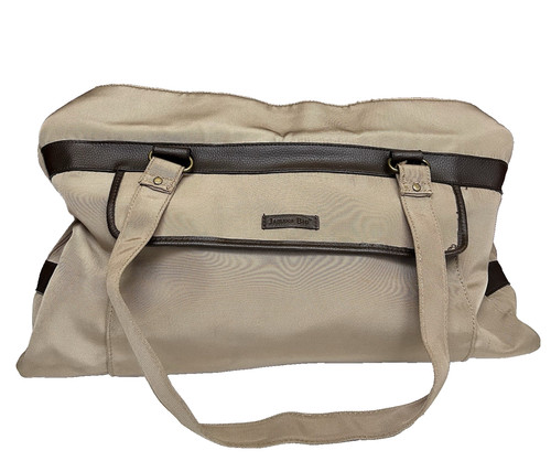 Beige Luggage Carry On Travel Bag