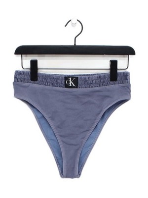 Calvin Klein High Waist Cheeky Bikinihose in Blau UVP 40£