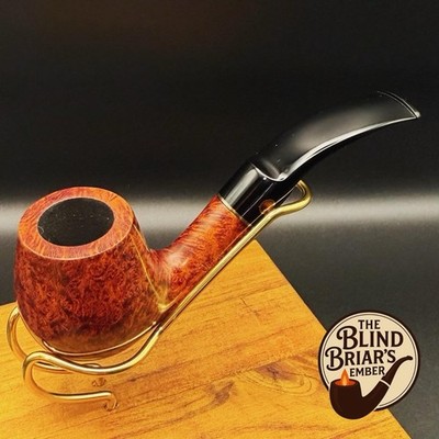 NOS Kontrast Briar Pipe   Made in London, England   Unused Estate Piece