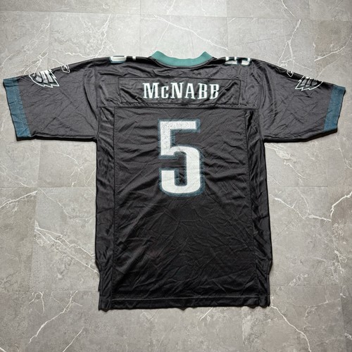 VTG Philadelphia Eagles Jersey #5 Donovan McNabb Sz Medium Reebok On Field Black - Picture 2 of 7