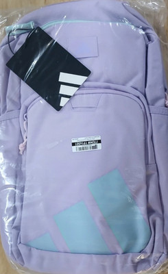 adidas Midway Small Backpack Purple Blue - 3 Pocket Padded Laptop Backpack