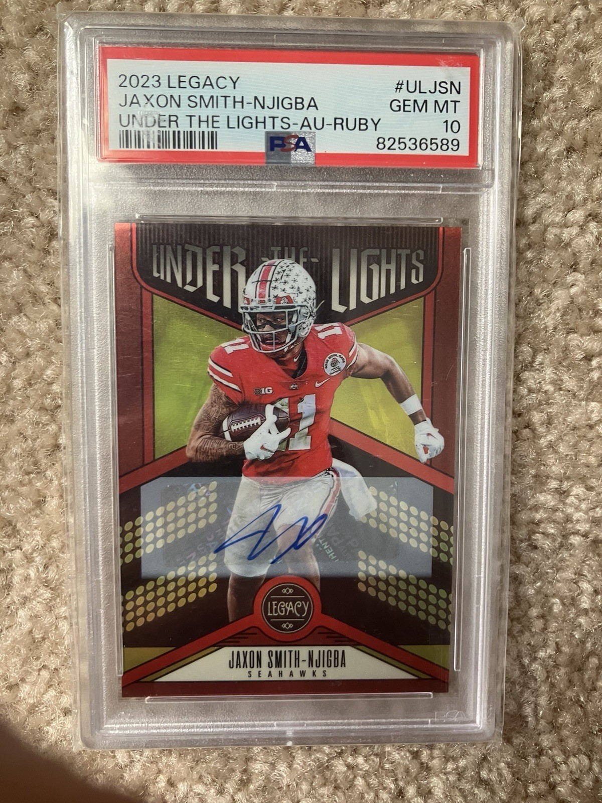 Jaxon Smith-Njigba Panini Legacy Under the Lights #ULJSN Base