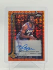 BRONNY JAMES JR. 2025-26 TOPPS CHROME UPDATE ORANGE GEOMETRIC AUTO /25 Q0181