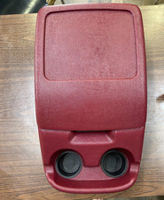 92-96 97 Ford F-150 Pickup Truck Bronco Interior Bucket Seat Center Console Red