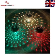 Solar Pond Solar Magic Ball Night Led Bath Lights RGB Floating Underwater Disco