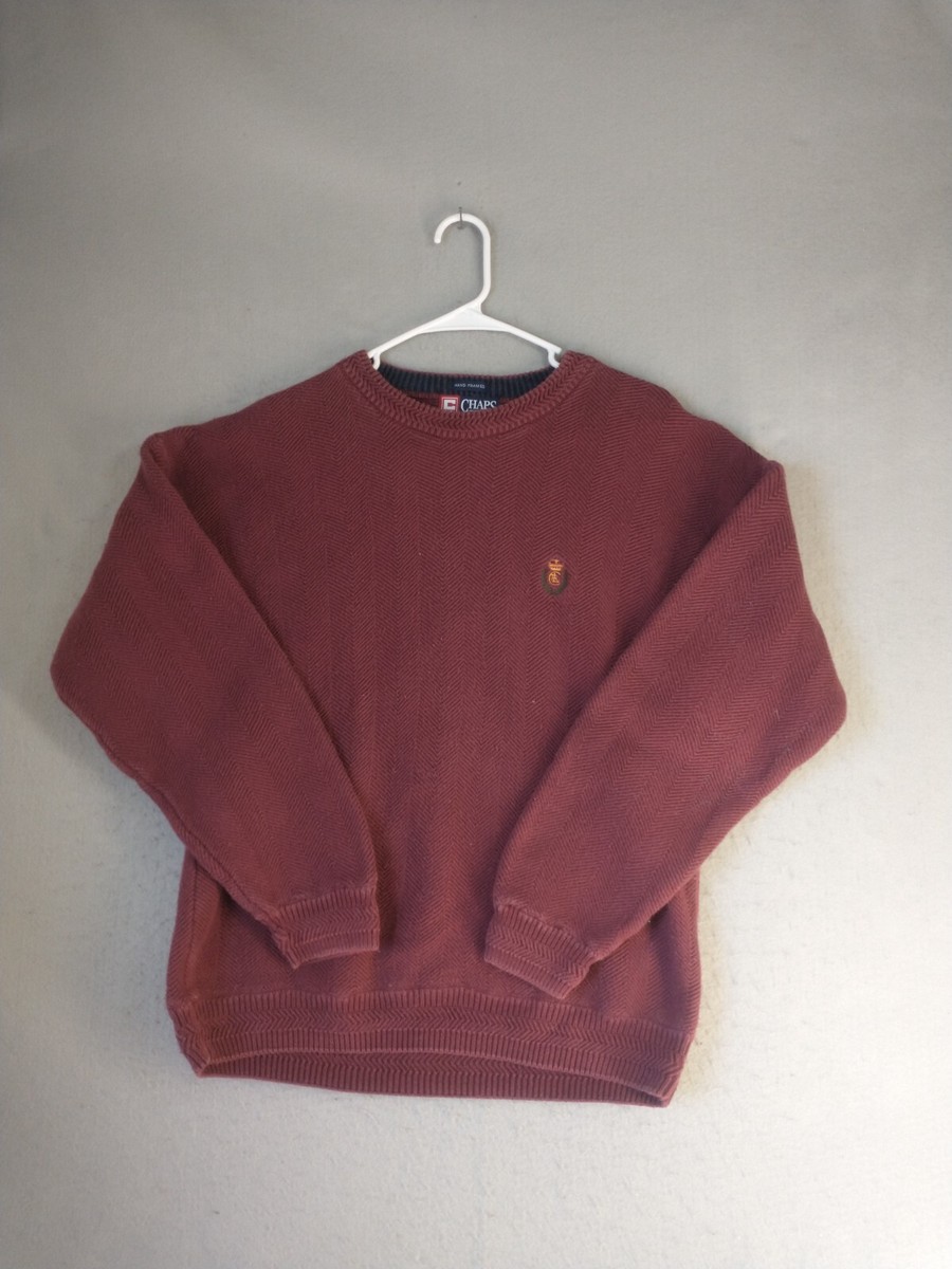 Chaps Ralph Lauren Mens Sweater Large Purple Hand Framed Long Chaps Ralph Lauren Mens Sweater Large Purple Hand Framed Long