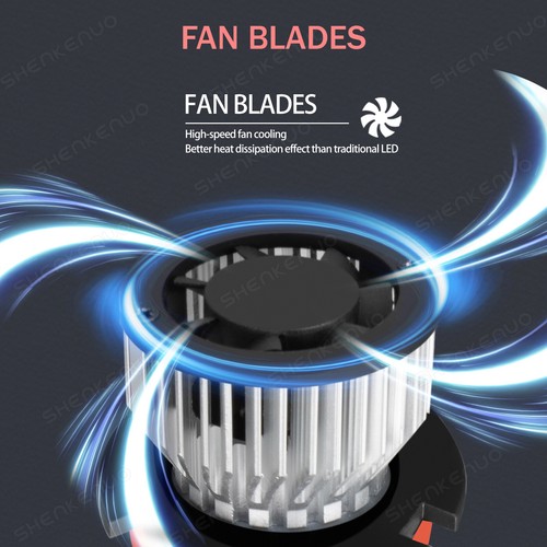 Kit de bombillas LED de haz alto/bajo 6000K blancas para Nissan Murano 2003-2007 - Imagen 8 de 14