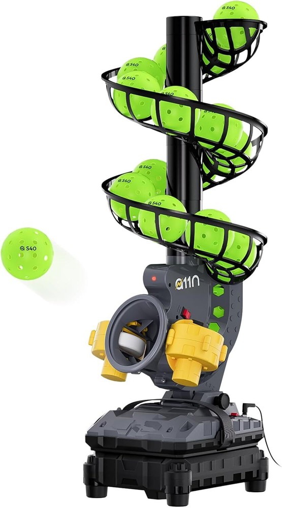 A11N Pickleball Auto Launcher - Adjustable Speed, Rotation and Angle A11N Pickleball Auto Launcher - Adjustable Speed, Rotation and Angle