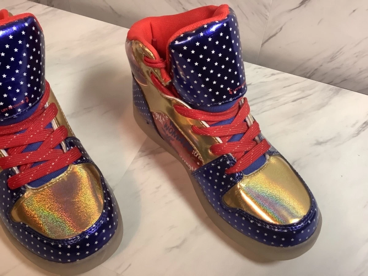 Wonder woman light up sneakers sale