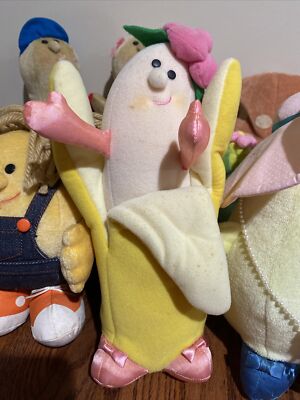 【レア商品】ドゥーフルズ　ぬいぐるみバック　1989年　ヴィンテージ DOOFFLES/ドゥーフルズ・Plush Bag・ぬいぐるみバッグ・ブルー・1988年