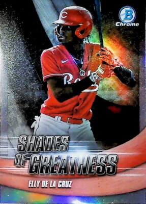 2022 Bowman Chrome #SG-30 Elly De La Cruz Shades of Greatness