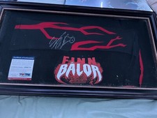 Finn Balor Demon sleeve worn / signed