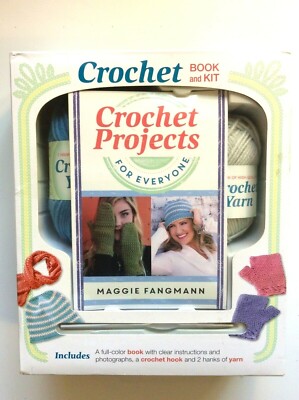 Crochet Projects FOR EVERYONE   Includes  A Full-Color Book with....see details