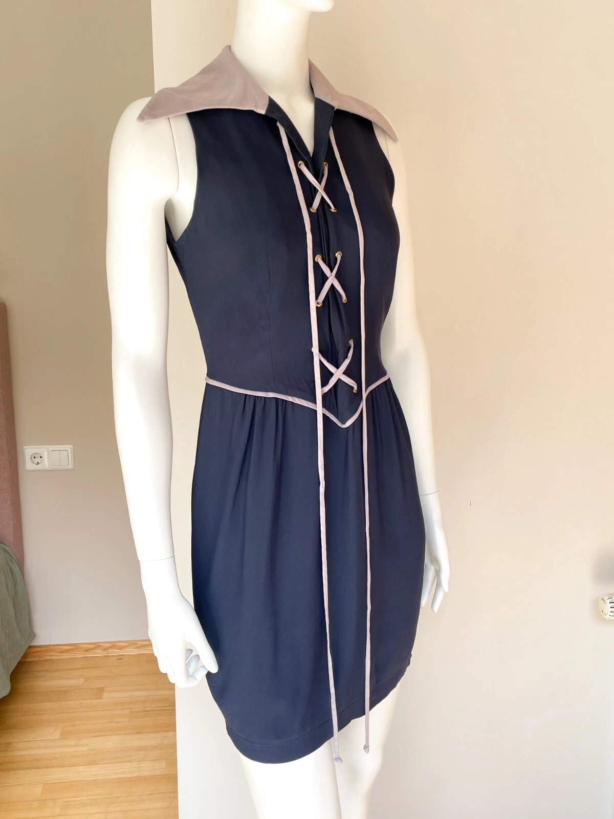 Moschino abito marinaio vintage marinaio Cruise me baby Taglia 42IT (S)