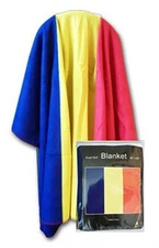Romania Flag Fleece Blanket *NEW* 50"x60" Romanian Travel Throw Cover Gift