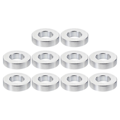 #ad M10 Aluminum Spacers 10 Pcs Metal Spacer Aluminum 10.5mm ID x 20mm OD x 5mm L $18.77