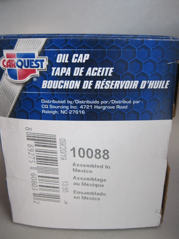 Tapa de aceite Carquest 10088 se adapta a muchos Mopar, Mitsubishi, Mazda, Toyota, Ford, Hyundai Foto 4 de 4