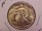1943 LIBERTY WALKING HALF DOLLAR - AU/UNC - SEE PICS! - (X802)