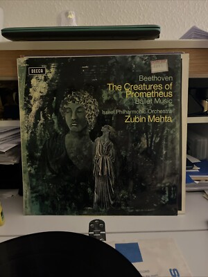 BEETHOVEN THE CREATURES OF PROMOTHEUS LP ZUBIN METHA T303