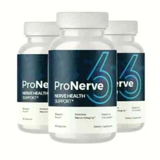 3-Pack ProNerve 6 to Support Nerve Functions & Relief, Pro Nerve 6 -180 Capsules