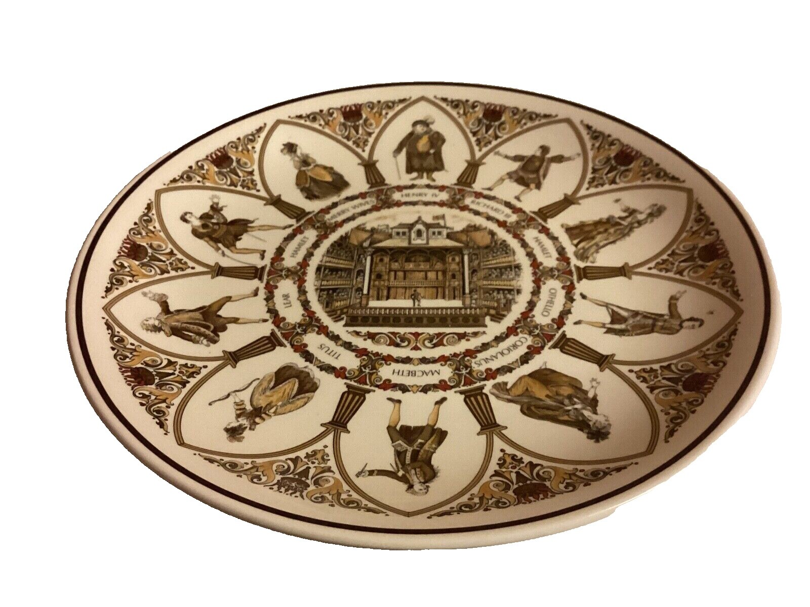 稀少】Wedgwood Shakespeare Souvenirs PLATE 【公式通販】