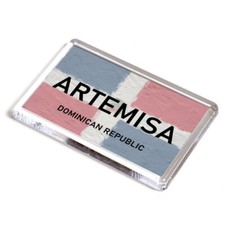 FRIDGE MAGNET - Artemisa - Dominican Republic Flag