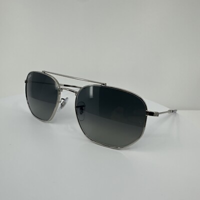 New Ray Ban Sunglasses RB 3707 C. 003/71 Silver w/ Grey