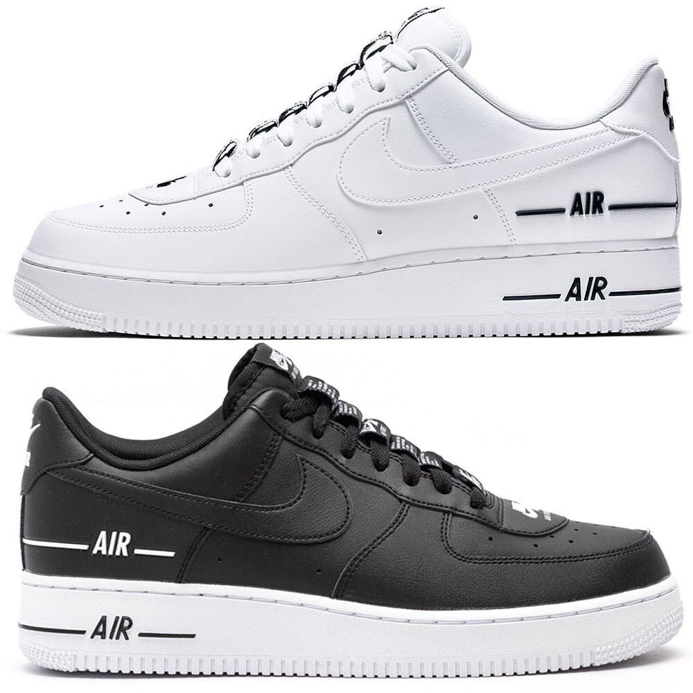 Nike Air Force 1 uomo 07 LV83 Nero scarpe sportive basse 41 42 44 45 | eBay