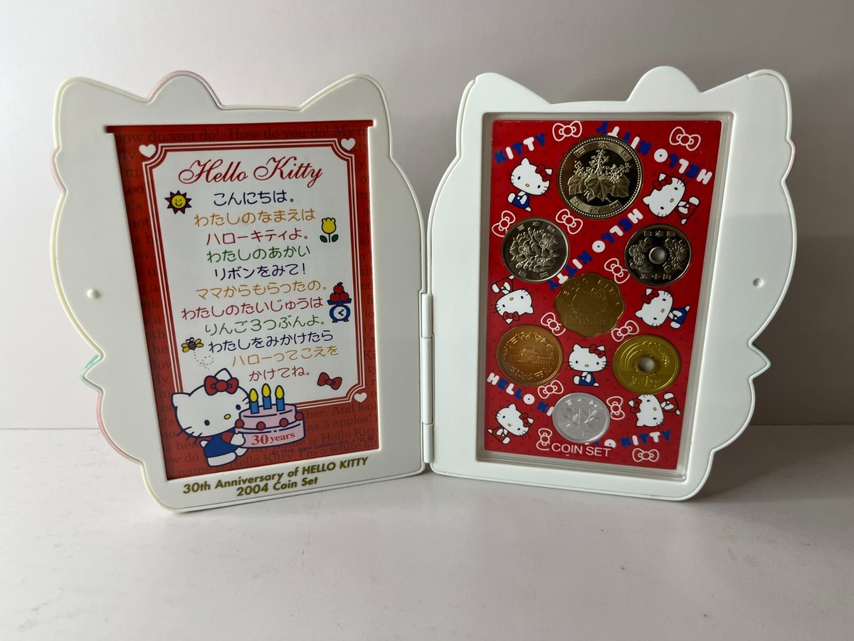 Sanrio Hello Kitty 30th Anniversary of HELLO KITTY 2004 Coin set