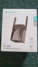 Rock Space WiFi Range Extender - 1200Mbps WiFi Repeater Wireless Signal Booster