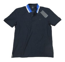 Hugo Boss Black Label Navy Phillipson 118 Slim Fit Short Sleeve Polo Shirt