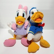 Vintage Donald Duck  Daisy Duck Plush Applause Disney Stuffed Animals