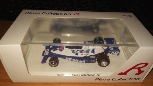 F1 Tyrrell 008 Presentation Car #4 Patrick Depailler 1978 Rêve Colle R70111 1:43 - Bild 2 von 3