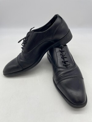 Nordstrom Ortolite Men's Black Leather Dress Shoes Size 8M