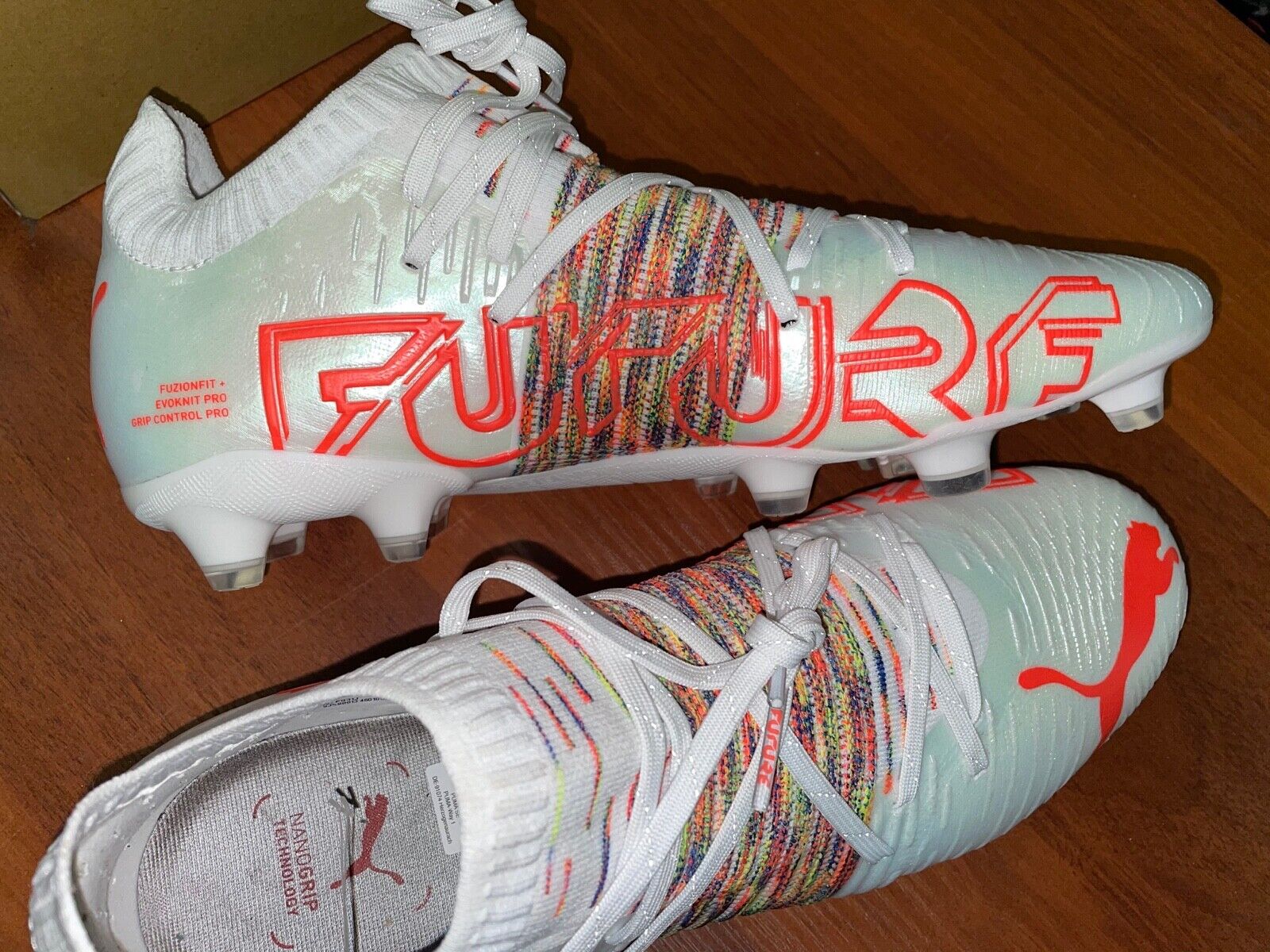 Puma Future Z 1 1 Fg Ag Neymar Jr White 03 Red Blast Soccer Cleats Rare Ebay Puma Future Z 1 1 Fg Ag Neymar Jr White 03 Red Blast Soccer Cleats Rare Ebay