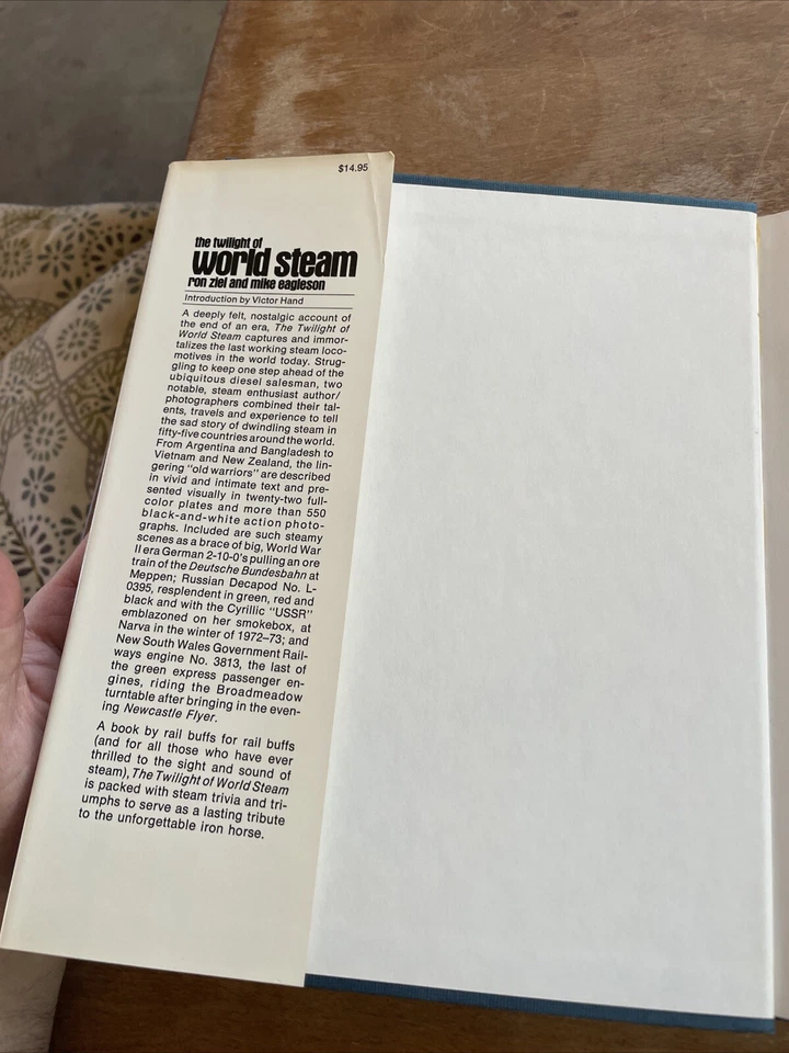 The Twilight of World Steam Ron Ziel Mike Eagleson 1977 Hard Cover Near Fine - Image 3 of 4