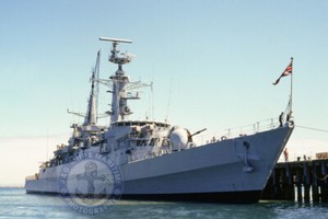 Royal Navy Amazon Class Frigate HMS AMAZON (F169) - 6x4 (10x15