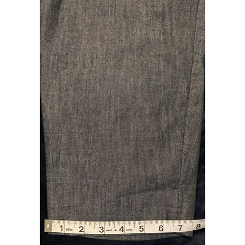 Heart Soul Bermuda Gray Pants Size 9 Juniors Cotton Blend Waist 32" Polyester - Picture 10 of 10