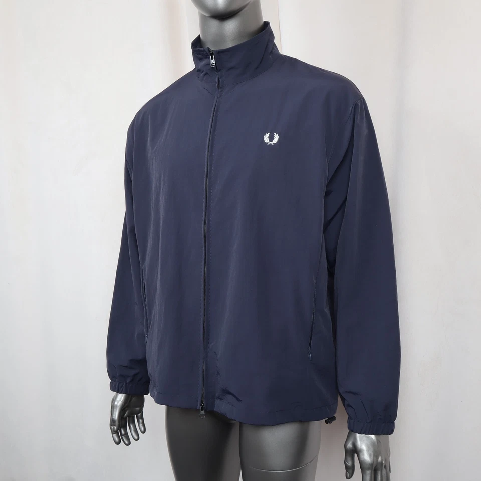 Fred Perry x Beams Shell Jacket Navy - Image 3 of 4